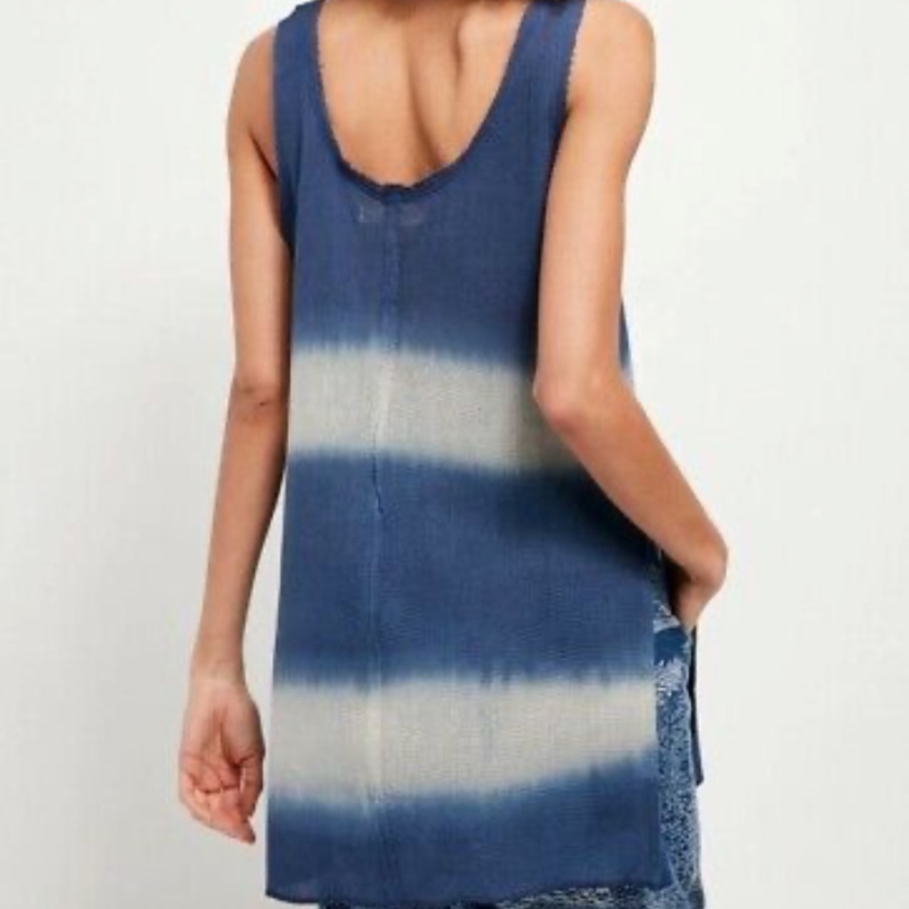 Free People NWT Joni stripe cotton tank SIZE XS - Picture 7 of 8
